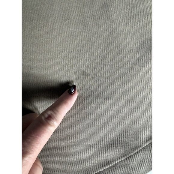 Vintage Sanyo New York Men’s Sz L Khaki Trench Coat Long Over Coat Made in Japan - Picture 8 of 15